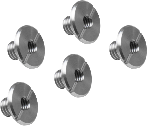 Kupo KS-361 Stainless Steel Sloted Pan Head 3/8""""-16*10mm Screw ( 5 Pcs)