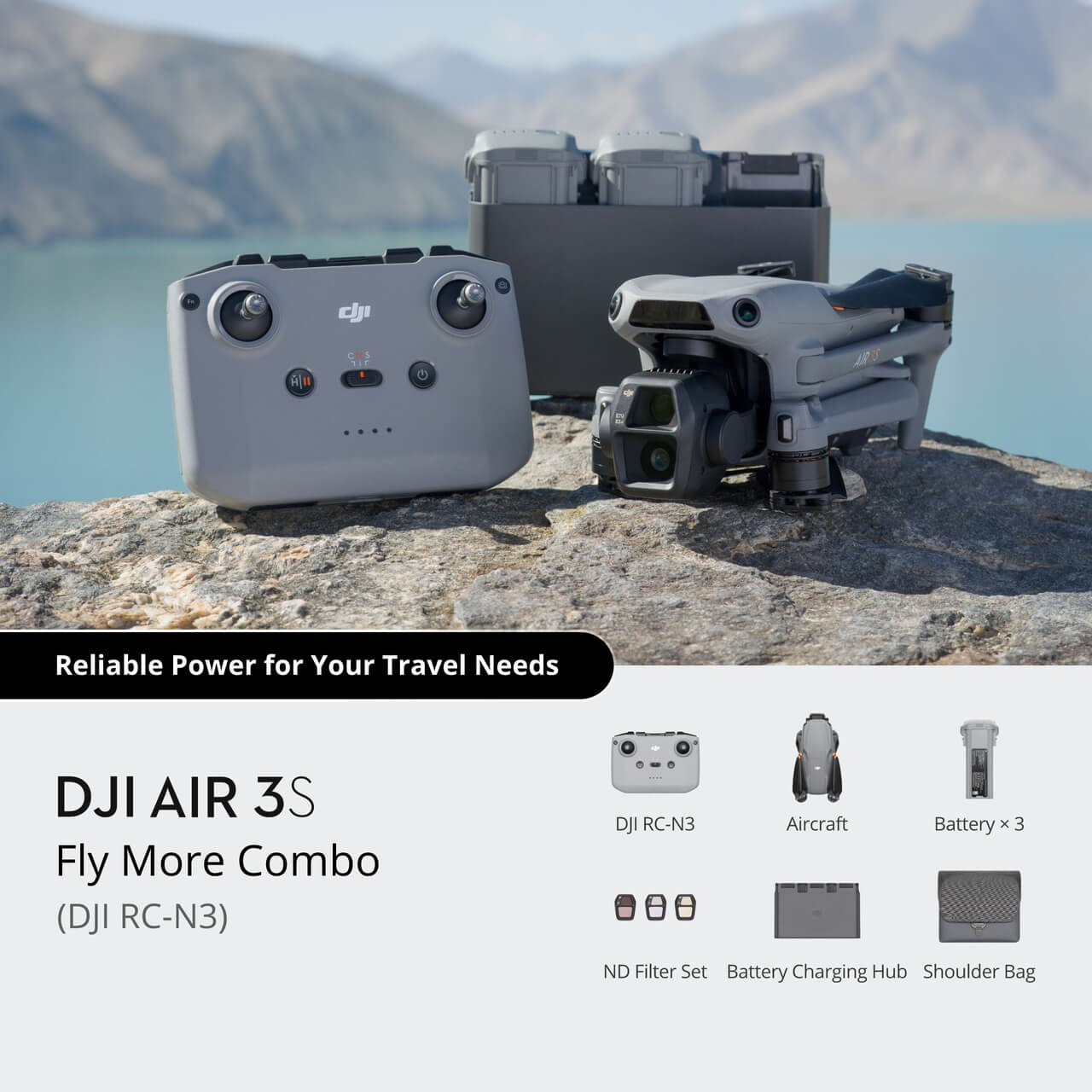 DJI Air 3S Fly More Combo (DJI RC-N3) - 3