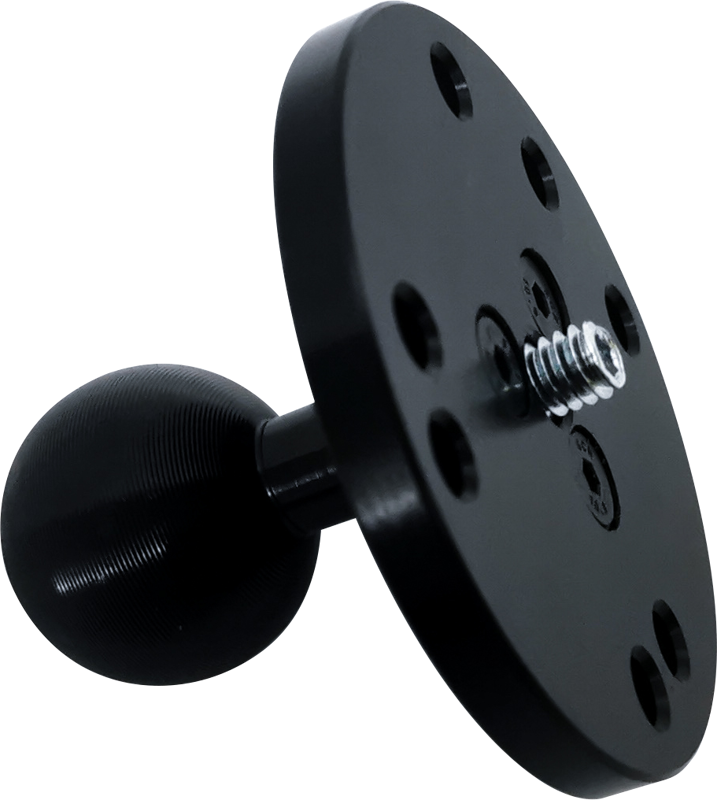 Kupo KS-427 Round Plate Ball Head For Drill w/ Holes  1/4""""-20 Male Threaded - 2
