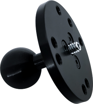 Kupo KS-427 Round Plate Ball Head For Drill w/ Holes  1/4""""-20 Male Threaded