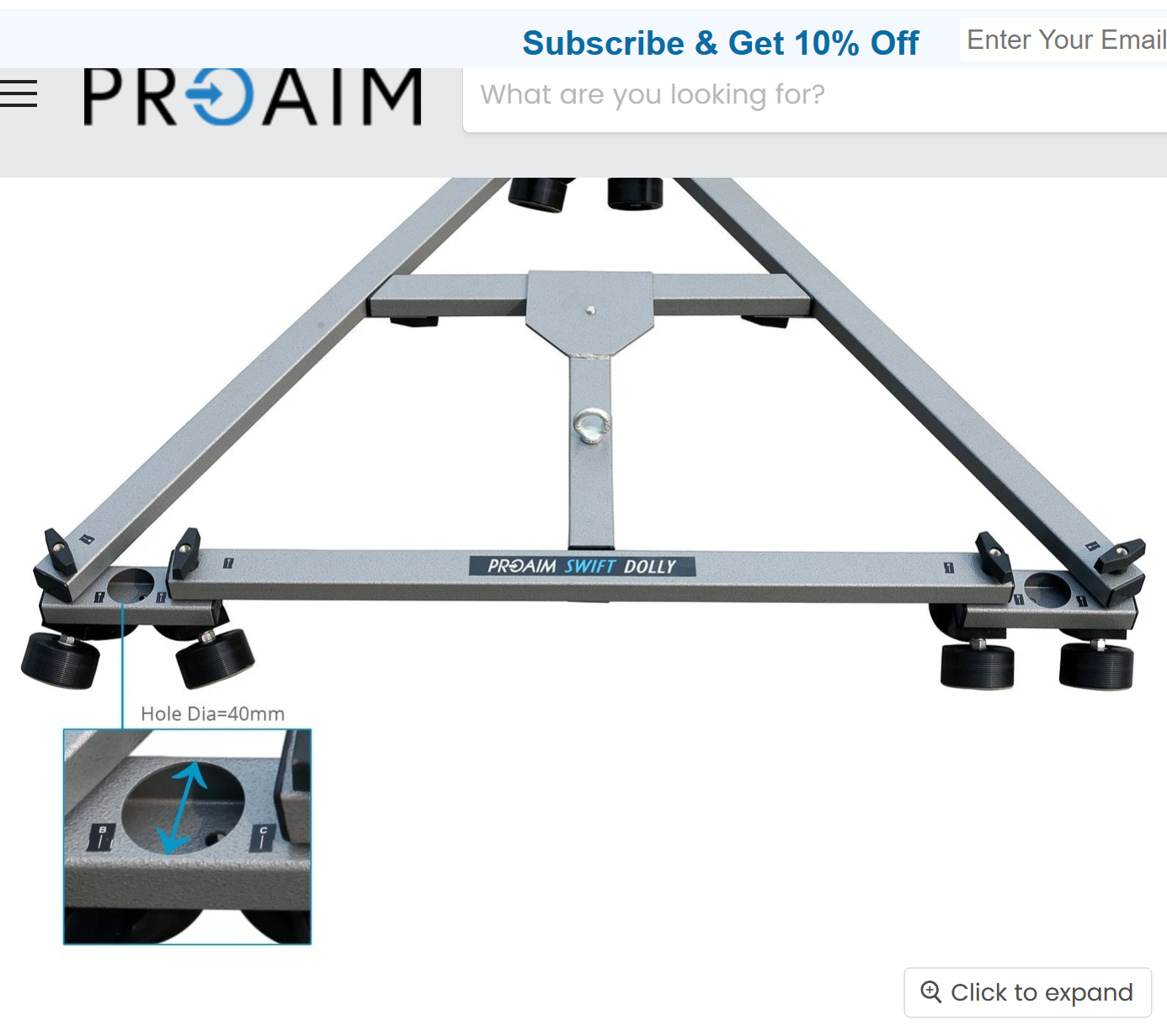 Proaim Swift Camera Dolly - 2