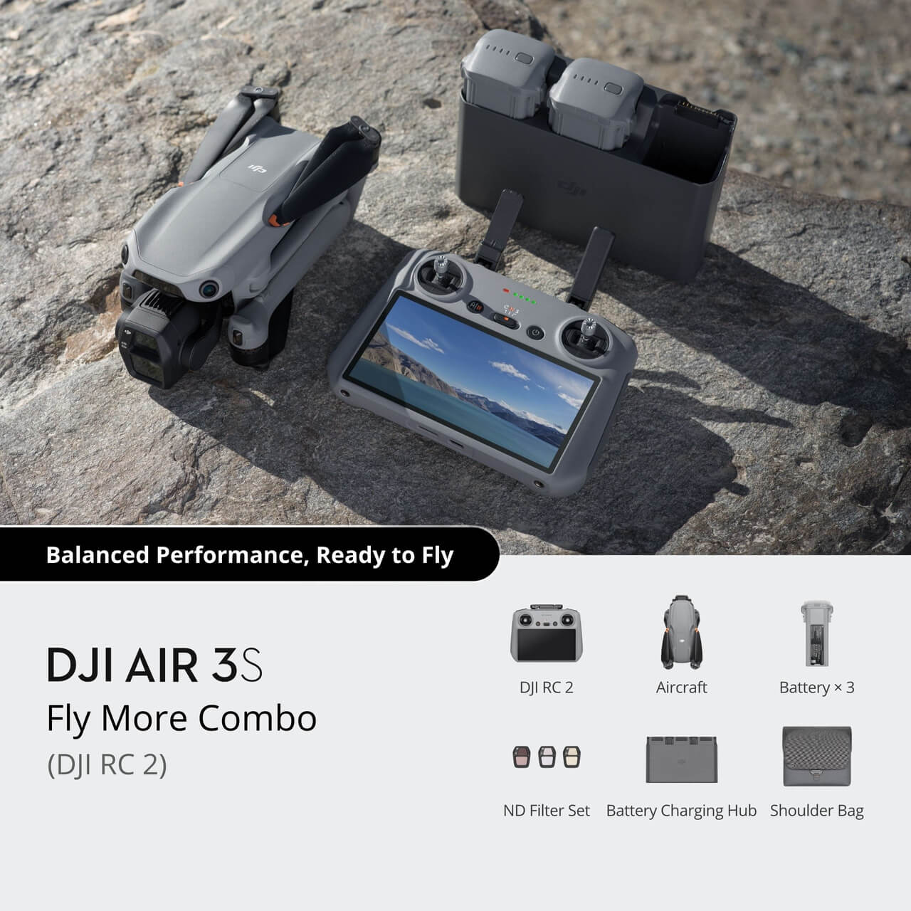 DJI Air 3S Fly More Combo (DJI RC 2) - 3