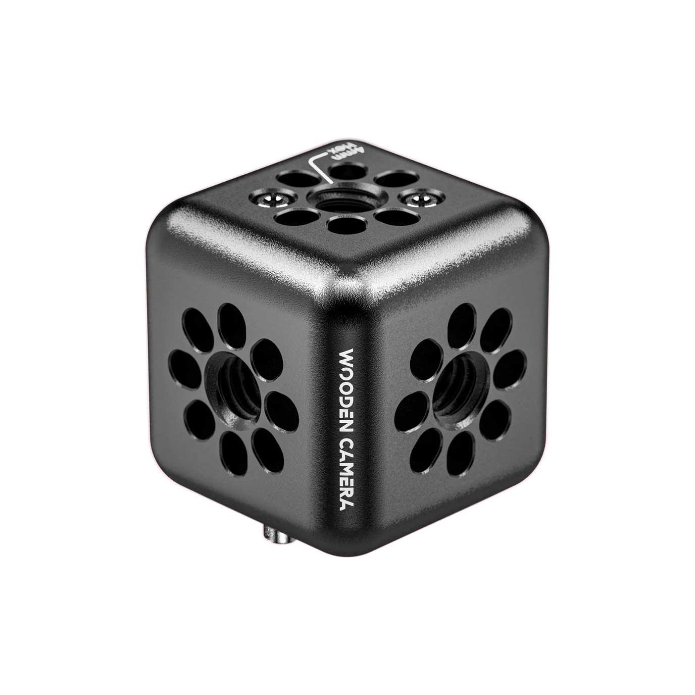 Wooden Camera Accessory Cube (3/8"-16 Bolt, 1/4"-20 Threads - 8