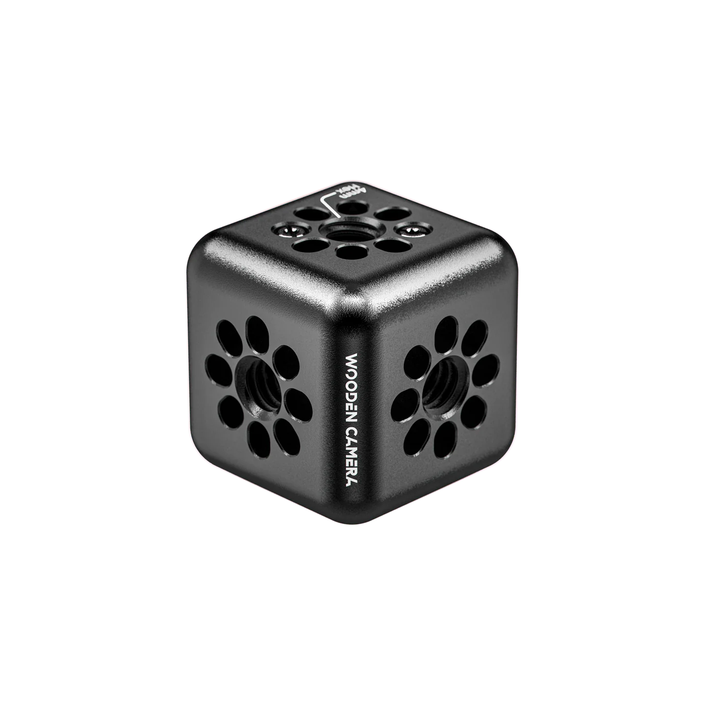 Wooden Camera Accessory Cube (3/8"-16 Bolt, 1/4"-20 Threads - 3