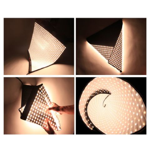 Falcon Eyes Flexible Bi-Color LED Panel RX-24TDX 63x63 cm 150w - 5