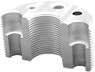 Kupo KS-689 Mitchel Threaded Collar w/ Counter Sunk Hole - 2