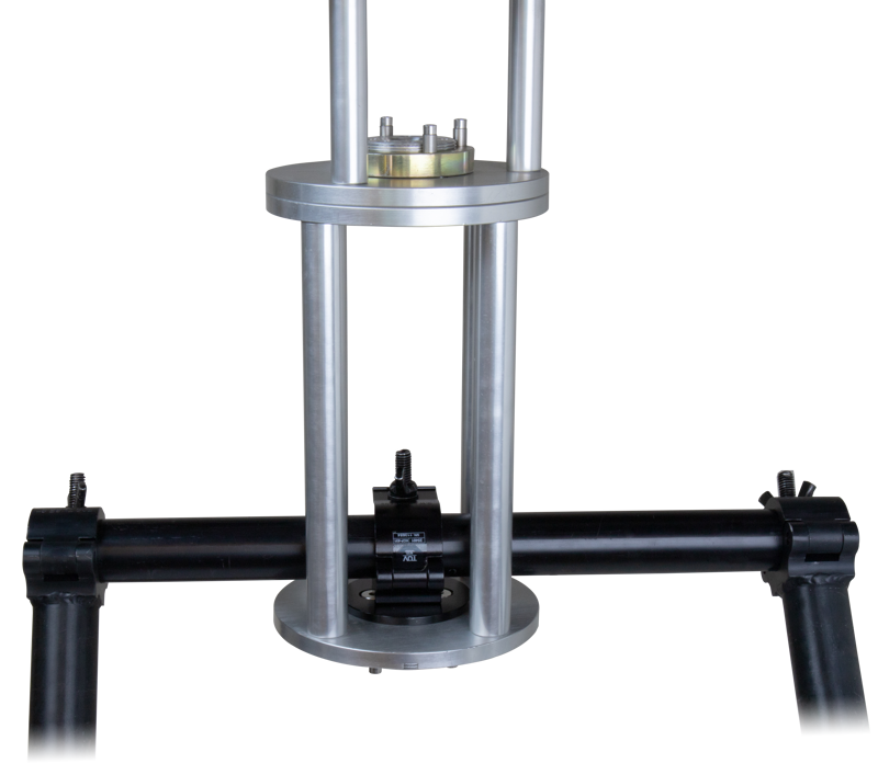 Kupo KS-696 Mitchell Mount With 2"""" Coupler Collar Castle & Nut - 3