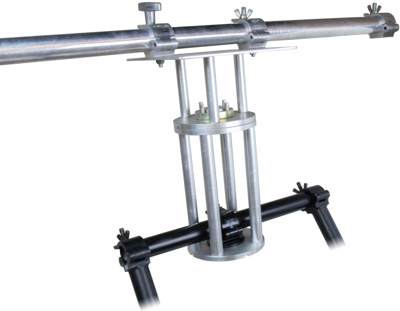Kupo KS-696 Mitchell Mount With 2"""" Coupler Collar Castle & Nut - 5