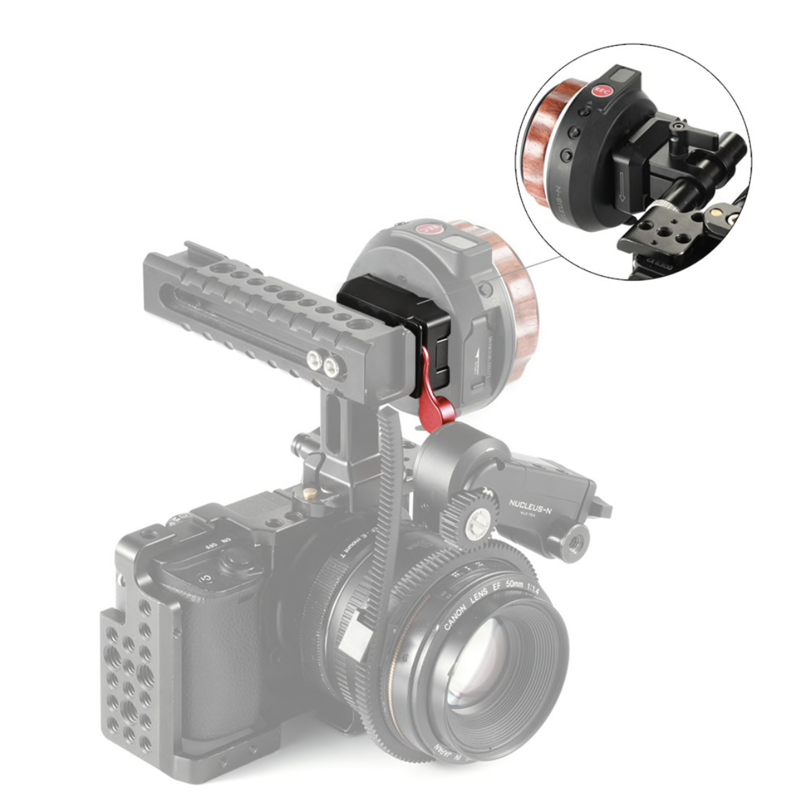 SmallRig Quick Release Mounting Clamp for Tilta Nucleus-Nano Handwheel ...