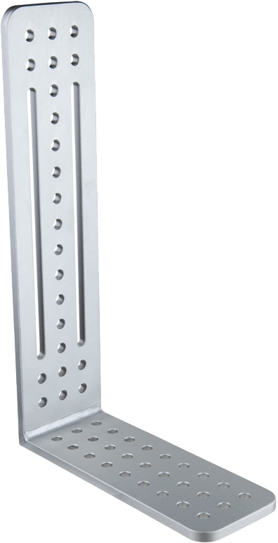 Kupo KS-1016C L-Cheese-Plate 10""""(25.4cm)X 16""""(40.6 cm) With 3/8"""" Hole
