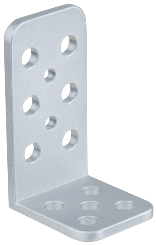 Kupo KS-2439L Mini L-Cheese-Plate 2.4""""(6cm)X 3.9""""(10cm) w/ 3/8"""" & 1/4"""" Hole