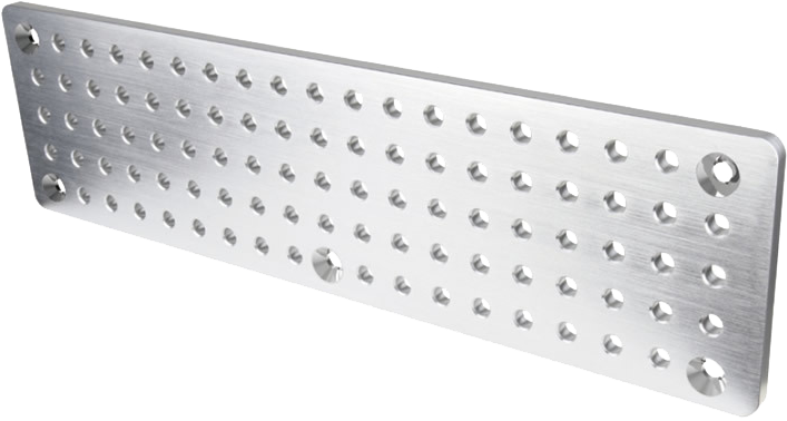 Kupo KS-5520 5.5""""X 20"""" Rectangle Cheeseplate (Aluminum)