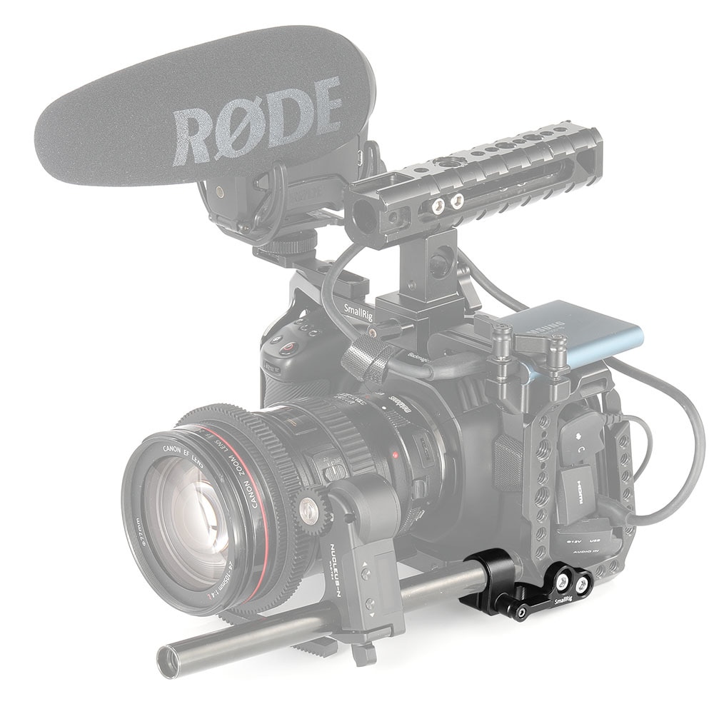 SmallRig 15mm Single Rod Clamp for BMPCC 4K Cage 2279 - 5