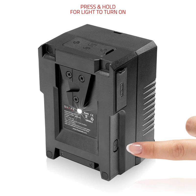 SHAPE  MINI V-MOUNT BATTERY 99Wh USB-C - 2