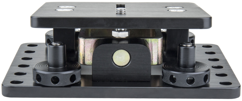 Kupo KSC-150 Mini 4 Way Leveling Cam Mount w/ 3/8"""" Slot-Blk - 2