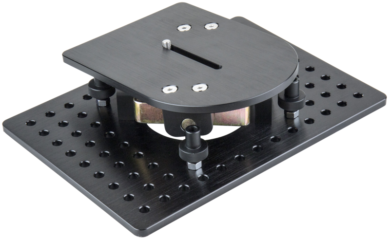 Kupo KSC-160 4 Way Leveling Cam Mount w/ 3/8"""" Slot-Blk
