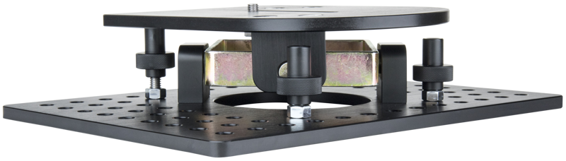Kupo KSC-160 4 Way Leveling Cam Mount w/ 3/8"""" Slot-Blk - 2