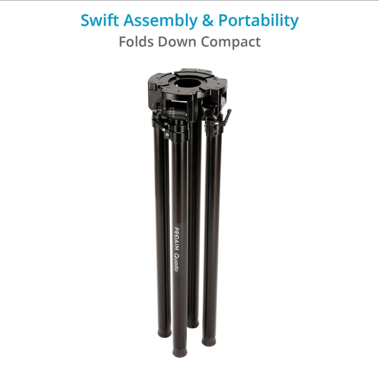 Proaim Quado 4-Leg Mitchell Camera Tripod Stand  - 7