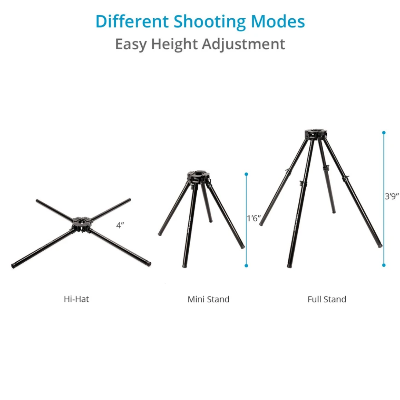 Proaim Quado 4-Leg Mitchell Camera Tripod Stand  - 6