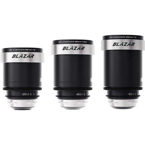 Blazar Cato 2x Full Frame Anamorphic 40/85/125mm 3-Lens Set PL