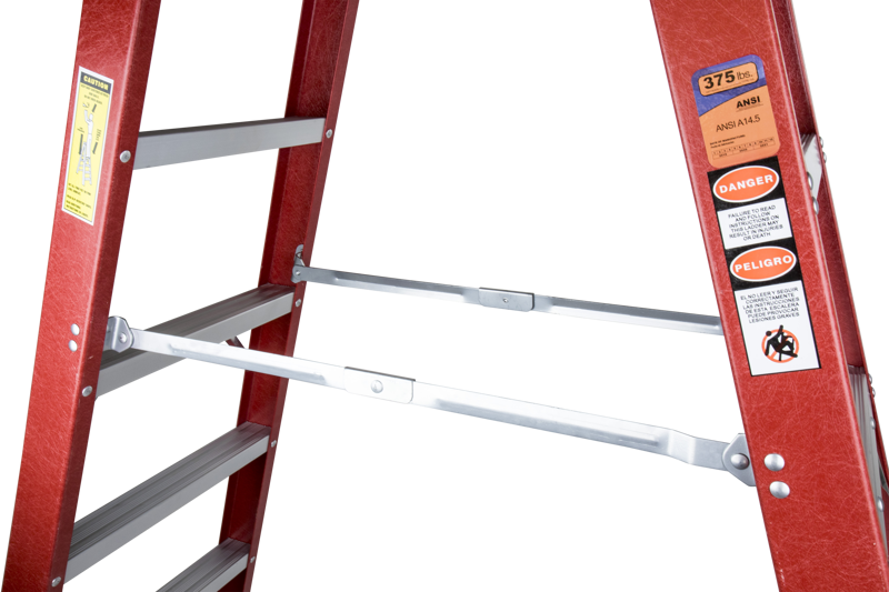 Kupo KFL-T8 Fiberglass ladder Double Sided  (240cm) - 7
