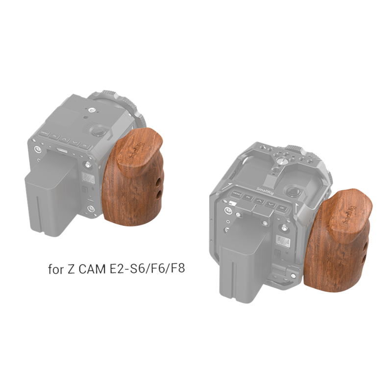 SmallRig 2457 Wooden Grip w Quick Release f Z CamE - 13