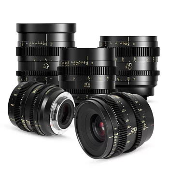 Thypoch Fullframe Cine  5-lens kit Simera-C 21/28/35/50/75mm T1.5 -Emount