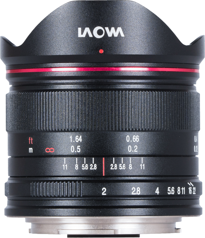 Laowa 7.5mm f/2 (Lightweight) Lens - MFT / Black