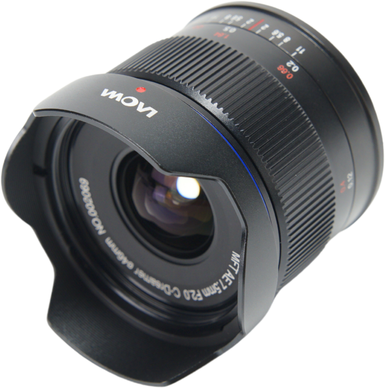 Laowa 7.5mm f/2 (Auto Aperture) Lens - MFT - 7