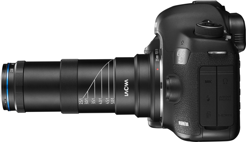 Laowa 25mm f/2.8 2.5-5X Ultra Macro Lens - Canon EF - 6
