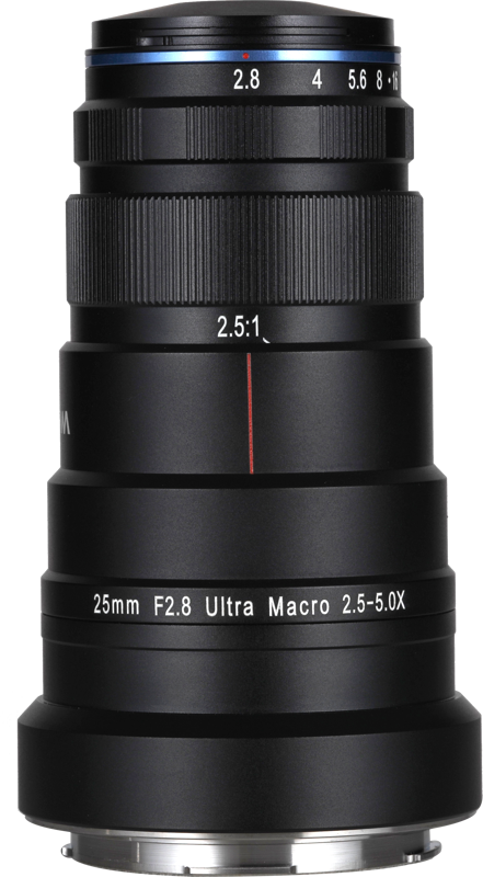 Laowa 25mm f/2.8 2.5-5X Ultra Macro Lens - L Mount