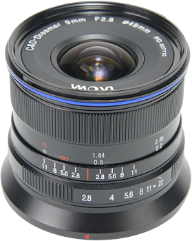 Laowa 9mm f/2.8 Zero-D Lens - DL