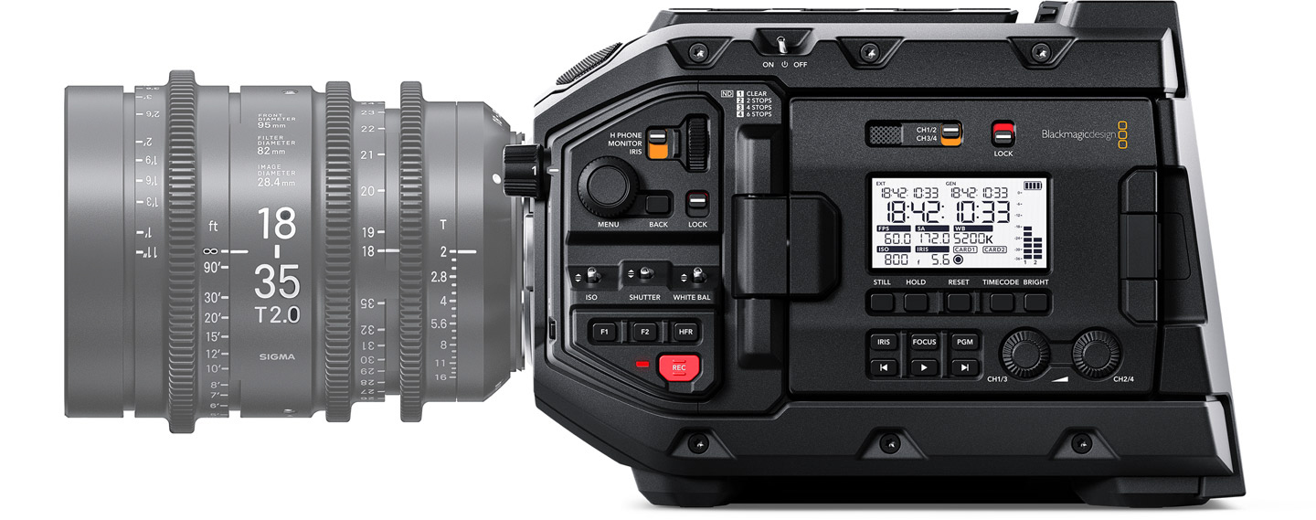 Blackmagic Ursa Mini Pro  EF 4,6k - 2