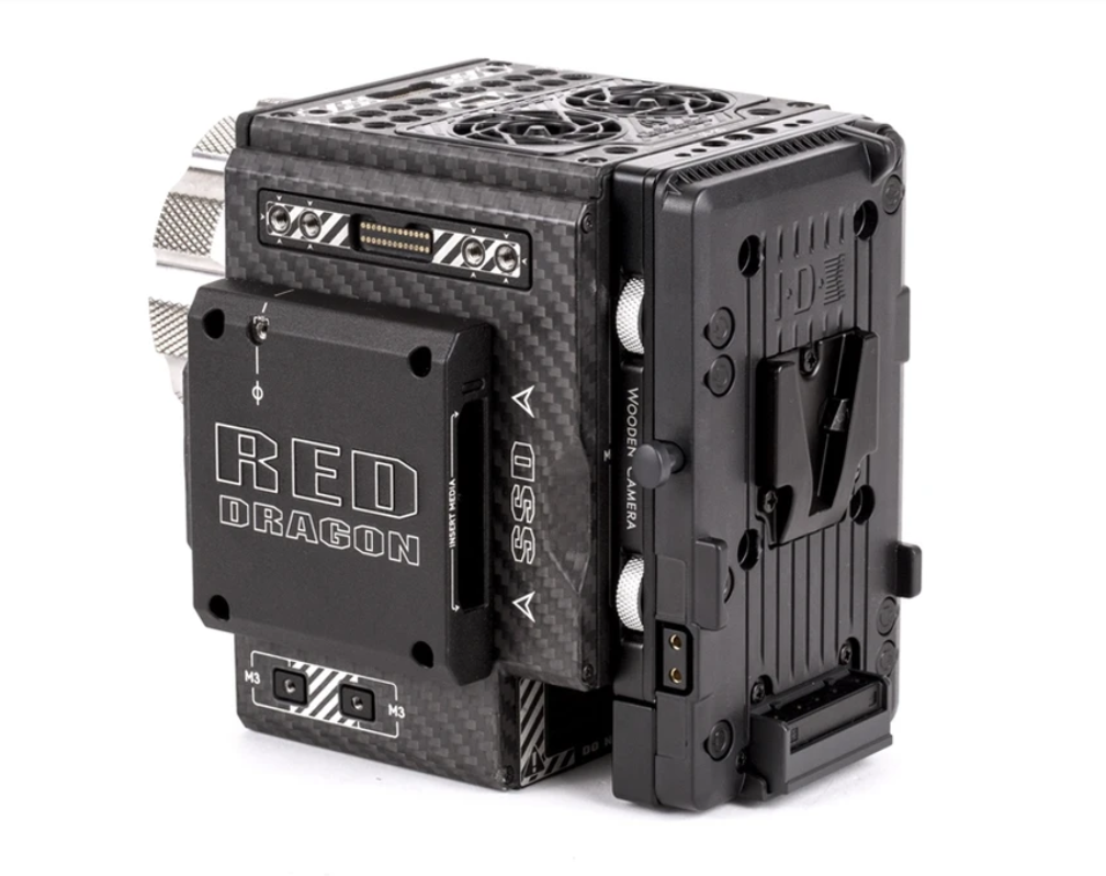 Wooden Camera Cable-less V-Mount (RED DSMC2) - 3