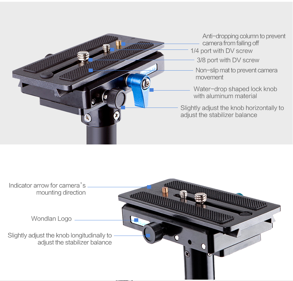 Steadycam Wondlan Magic 3 Stabilizer  - 2