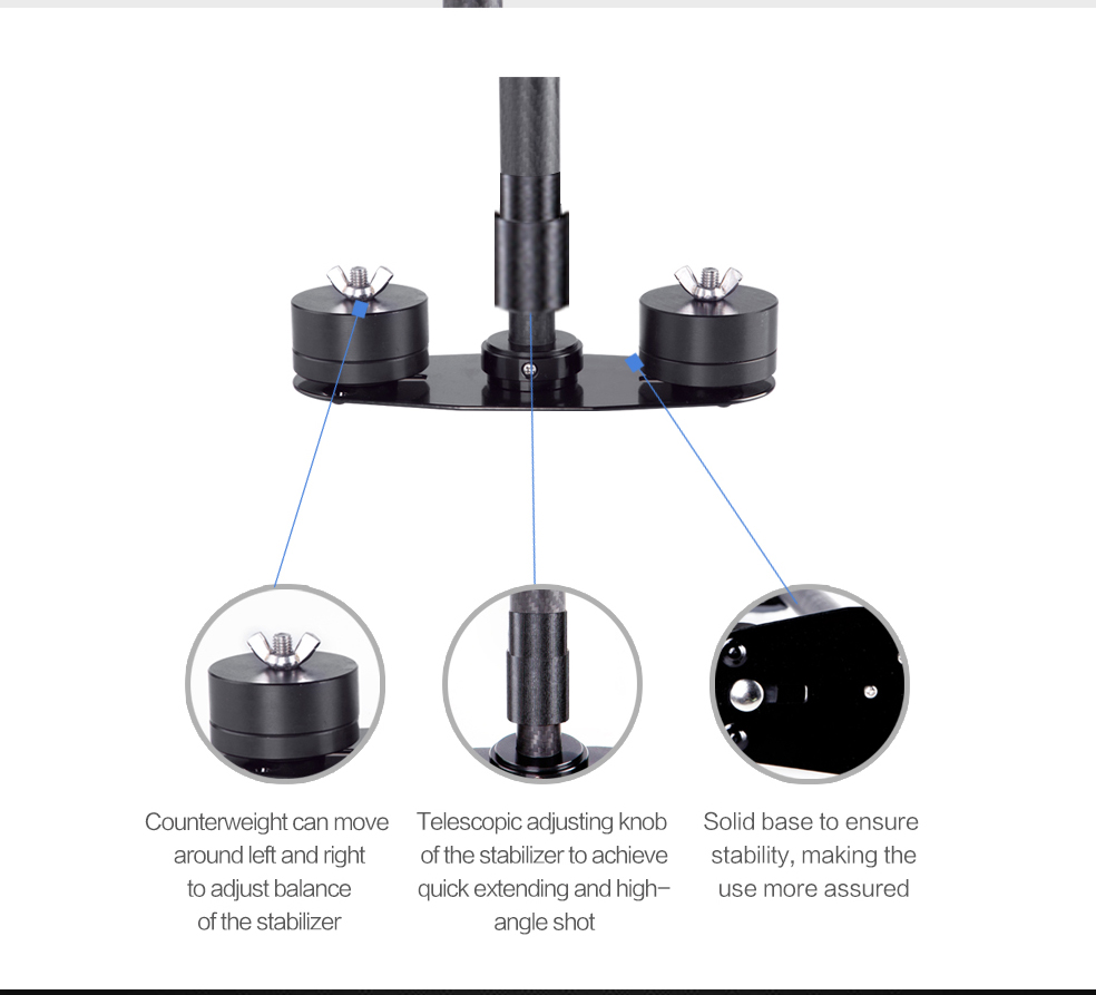 Steadycam Wondlan Magic 3 Stabilizer  - 4