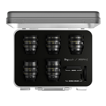 Thypoch Fullformat Cinema 5-lins kit Simera-C 21/28/35/50/75mm T1.5 - M-mount