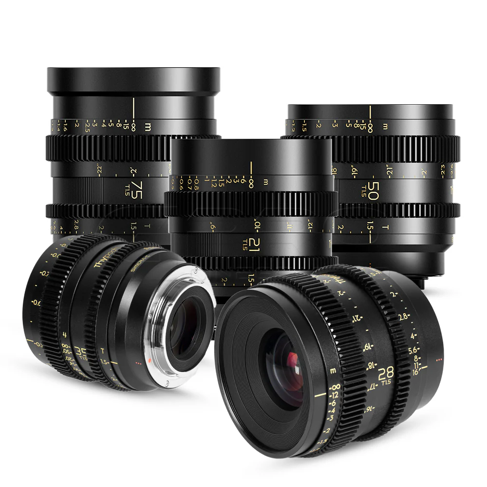 Thypoch Fullformat Cinema 5-lins kit Simera-C 21/28/35/50/75mm T1.5 - M-mount – för filmskapare - 3