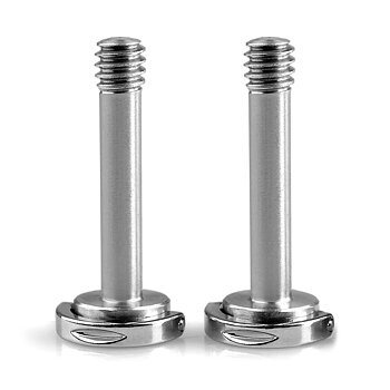 1/4" Long Camera Screw with D-Ring for Camera Rig  2pcs Pack