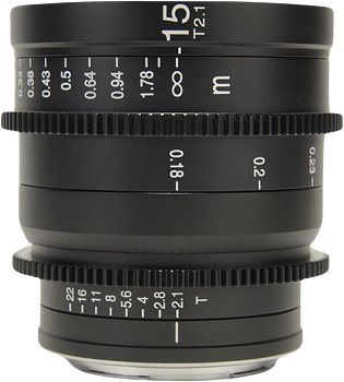 Laowa 15mm T2.1 Zero-D Cine Lens - Nikon Z