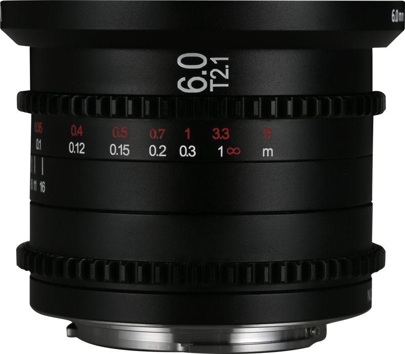 Laowa 6mm T2.1 Zero-D MFT Cine Lens - MFT - 5