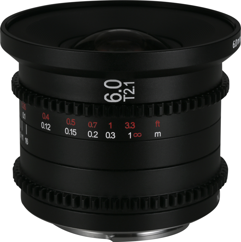 Laowa 6mm T2.1 Zero-D MFT Cine Lens - MFT - 6