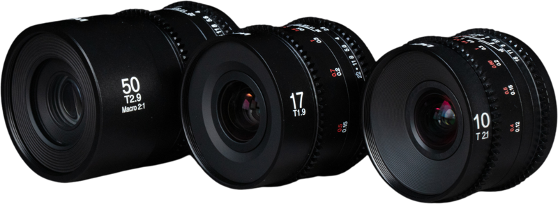 Laowa MFT Cine Prime 3-Lens [Wide + Marco] Bundle (10mm, 17mm, 50mm) - 2