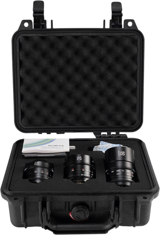 Laowa MFT Cine Prime 3-Lens [Wide + Marco] Bundle (10mm, 17mm, 50mm) - 3
