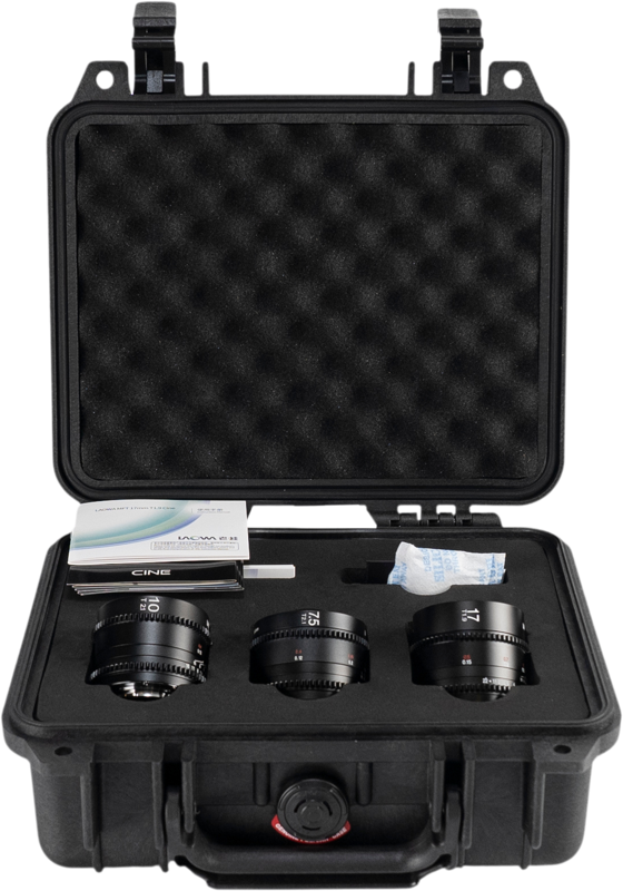 Laowa MFT Cine Prime 3-Lens Wide Bundle (7.5mm, 10mm, 17mm) - 4