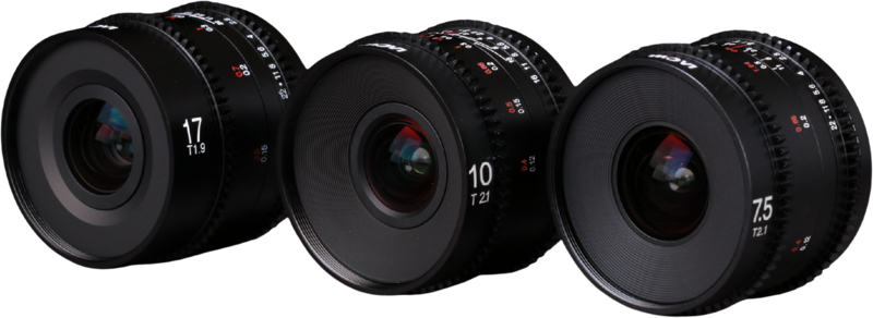 Laowa MFT Cine Prime 3-Lens Wide Bundle (7.5mm, 10mm, 17mm) - 2