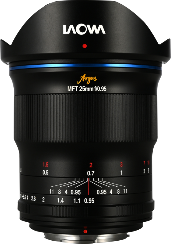 Laowa Argus 25mm f/0.95 MFT APO Lens