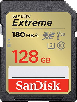 SanDisk Exteme SDHC Video 256GB 180MB/s V30 UHS-1 U3