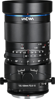 Laowa 100mm f/2.8 Tilt-Shift 1X Macro Lens - Fuji GFX