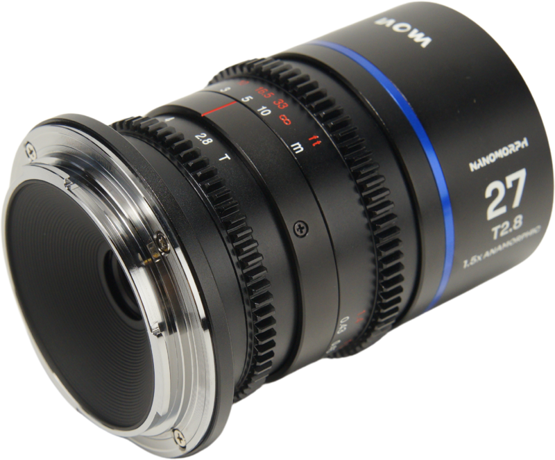 Laowa Nanomorph&nbsp;27mm&nbsp;T2.8&nbsp;1.5X&nbsp;S35 (Blue) - Sony E - 4